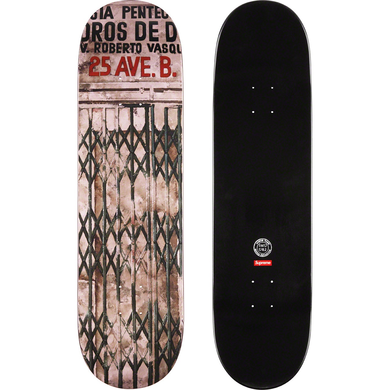 Martin Wong/Supreme Iglesia Pentecostal Skateboard view 2